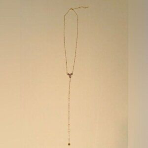 Flower drop necklace N988